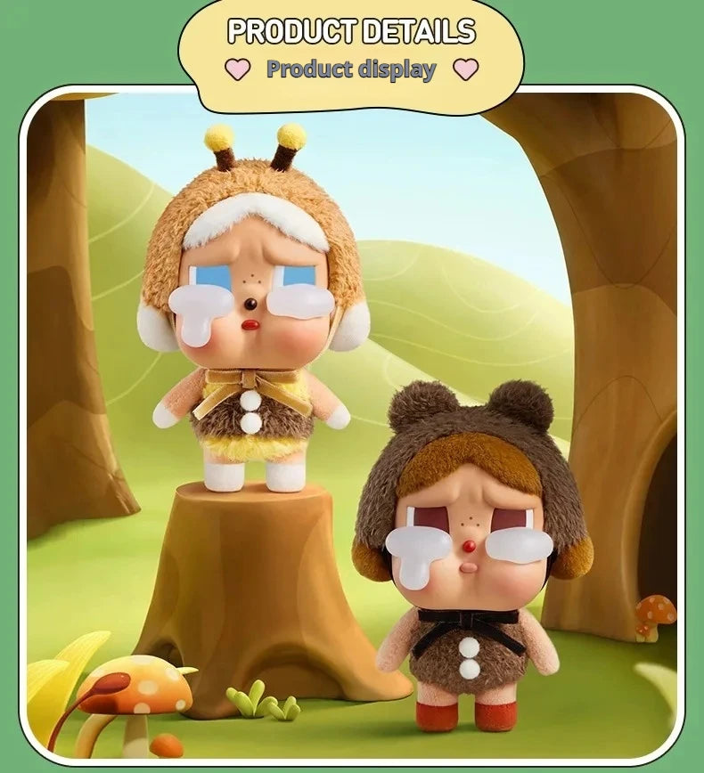 Crybaby Blind Box Vinyl Doll — Crying Again Series Keychain, Animal Pendant Mystery Gift