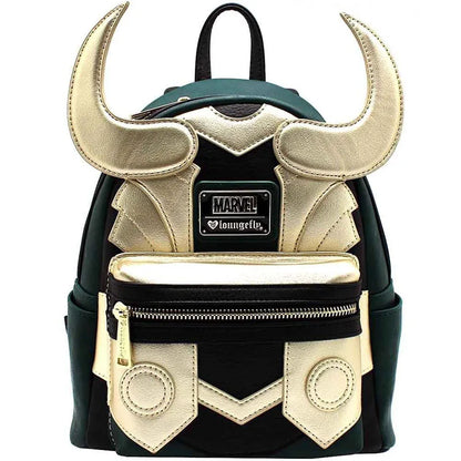 Marvel Avengers Deadpool & Captain America Backpack – High Capacity Anime Cartoon Travel & Leisure Bag