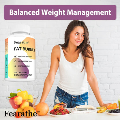 Fat Burning Capsules – Appetite Control, Metabolism Boost & Weight Maintenance Supplement