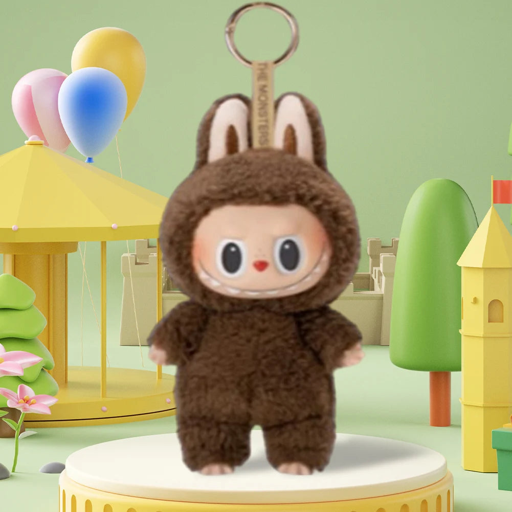 Labubu Anime Plush Doll Figure – Sweetheart Vinyl Pendant, Kawaii Backpack Decoration, Kids Christmas Gift