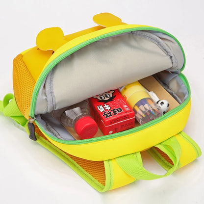 3D Cartoon Animal Kids Backpack | School Bag for Girls & Boys, Kindergarten Toddler Backpack Ages 2-5