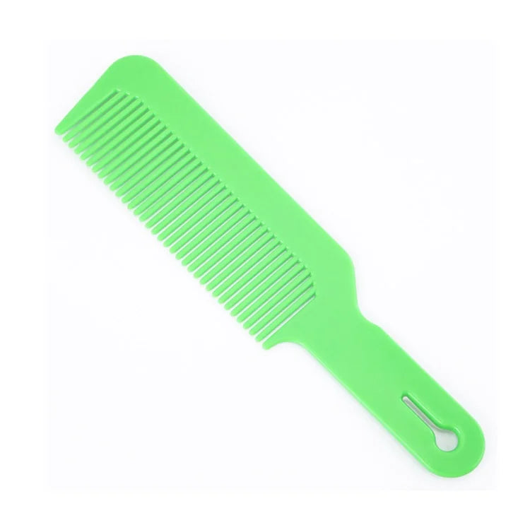 Portable Hairdressing Comb – Wide Tooth Flat Top Clipper Comb for Oil Head Styling & Heat-Resistant Use