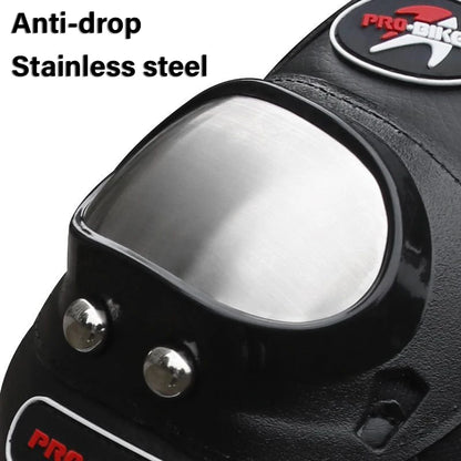 4PCS Motorcycle Knee & Elbow Pads Set — Stainless Steel Motocross Racing Protective Gear Kit