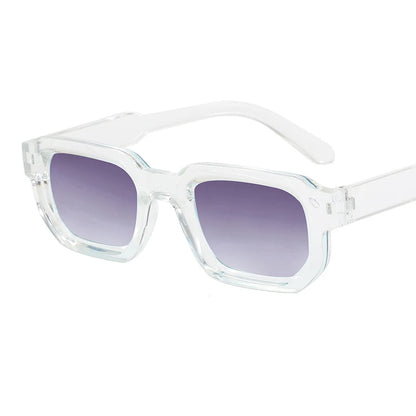 Vintage Rectangle Sunglasses for Men & Women – Retro UV400 Luxury Brand Design Eyewear