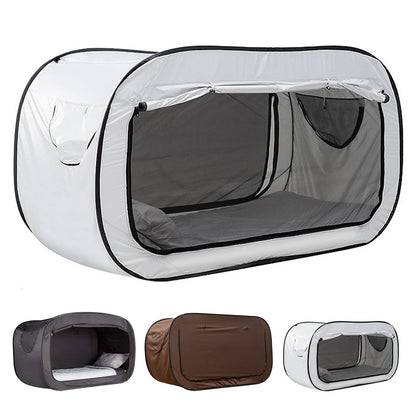 Outdoor Folding Privacy Pop-Up Bed Tent – Fully Enclosed Shaded Camping Tent for Kids & Adults