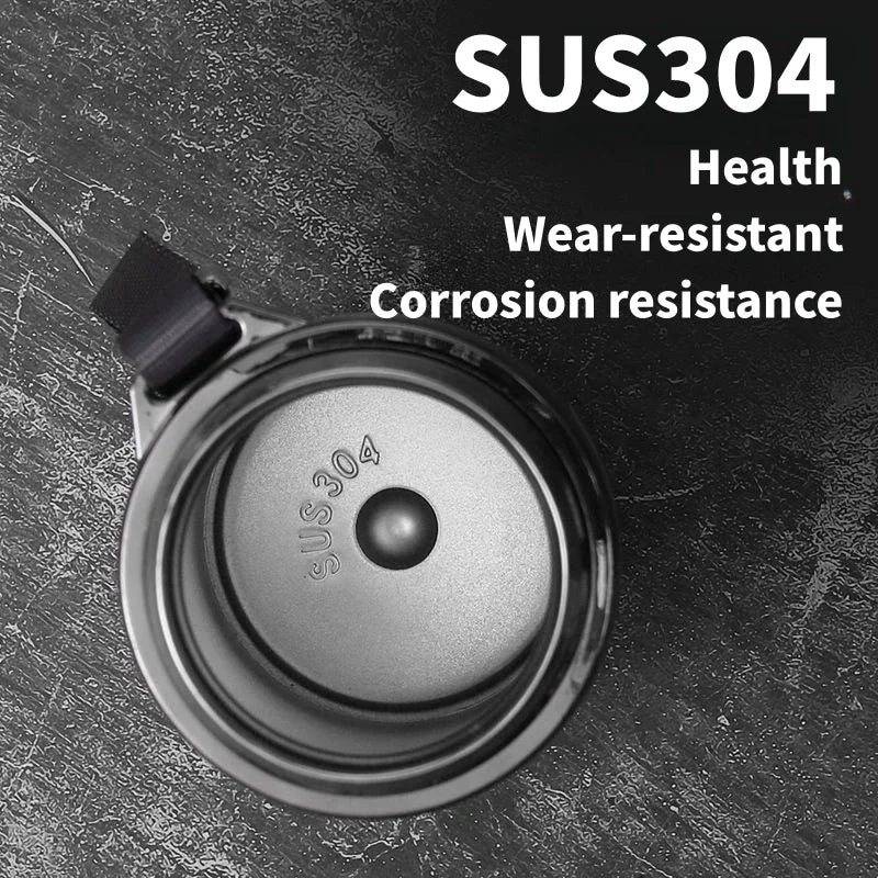 Stainless Steel Thermos Bottle 500ML-1L with LED Temperature Display - SUS304 Vacuum Flask for Tea and Water, Portable Travel Cup