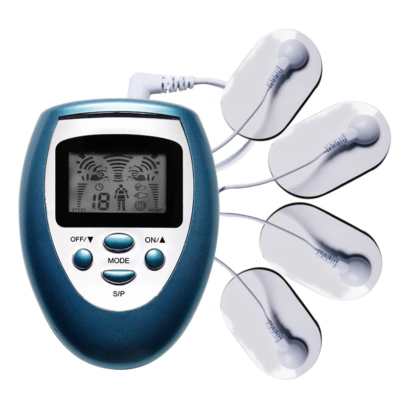 4-Button Electrode Wires – TENS Unit Lead Cables with Standard 2.5mm Connection for EMS & Massage Tools