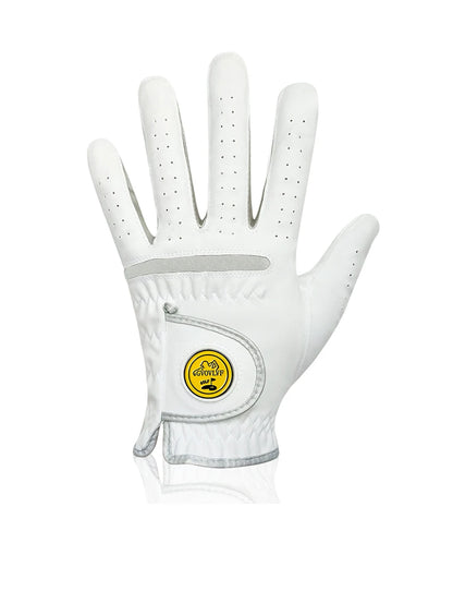 Men's Golf Glove - Breathable Micro Soft Fabric, Comfortable Fit with Magnetic Marker & Replaceable Design for Golfers