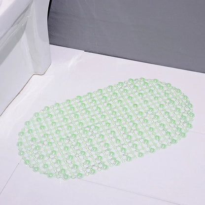 PVC Anti-Skid Bath Mat – Soft Non-Slip Shower & Bathtub Mat with Massage Nubs and Suction Cups