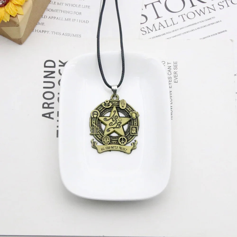 JoJo’s Bizarre Adventure Arrow Pendant Necklace – Josuke & Jotaro Cosplay Jewelry Gift