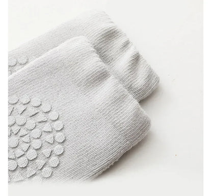 Baby Knee Pads Socks Set – Anti-Slip Crawling Safety Socks for Girls & Boys, Solid Color Leg Protector