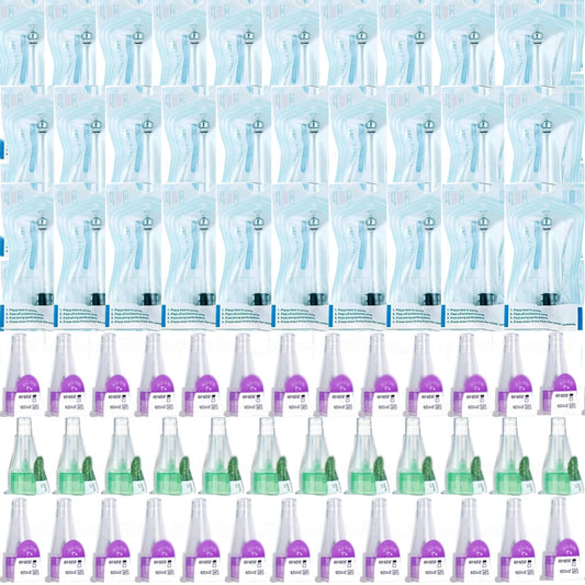 10/20/30/50/100PCS Magic Pen Tip Cartridges — 3ml Empty Cassette Bottles with Individual Packaging for Lilly Insulin Pen (4mm/6mm/8mm)