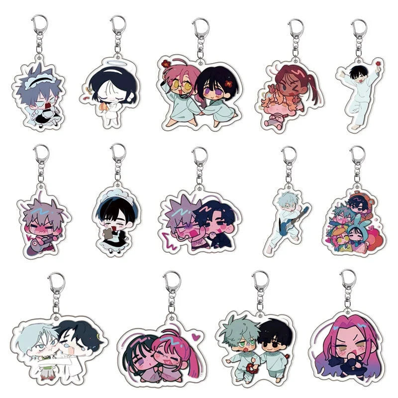 Anime Alien Stage Chibi Plush Keychain – Cute Bag Accessory Keyring Gift for Fans