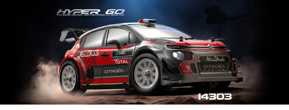 MJX 14301/14302/14303 1/14 RC Car — 55km/h Brushless HYPER GO 2.4G 4WD Off-Road High-Speed Remote Control Car Truck Hobby Toy