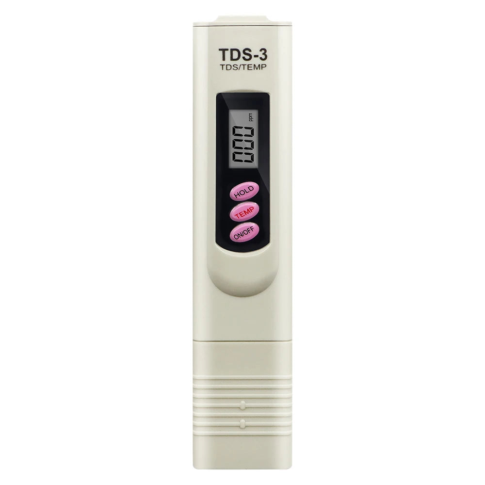 TDS & PH Meter - 0-9990ppm Digital Water Tester, 0.01 PH High Precision Pen for Aquariums & Filters, LCD PPM Monitor