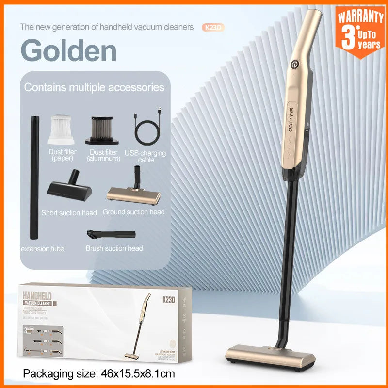 Handheld Wireless Vacuum Cleaner – 20000Pa Powerful Car Vacuum with Metal Strainer, Portable & Cordless