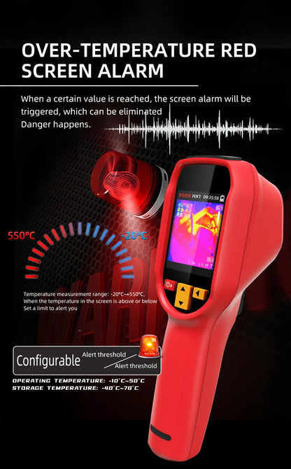 New Style Thermal Imaging Camera – 240x240 Infrared Temperature Meter for PCB Repair & Industrial Pipeline Detection
