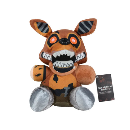 FNAF Plush Toy Collection - Cute Freddy Bonnie Foxy Cartoon Stuffed Dolls for Kids & Fans Gift
