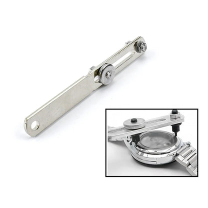 Watch Case Opener & Press Closer Tool - Adjustable Two-Jaw Spanner for Watch Repair and Back Cover Removal