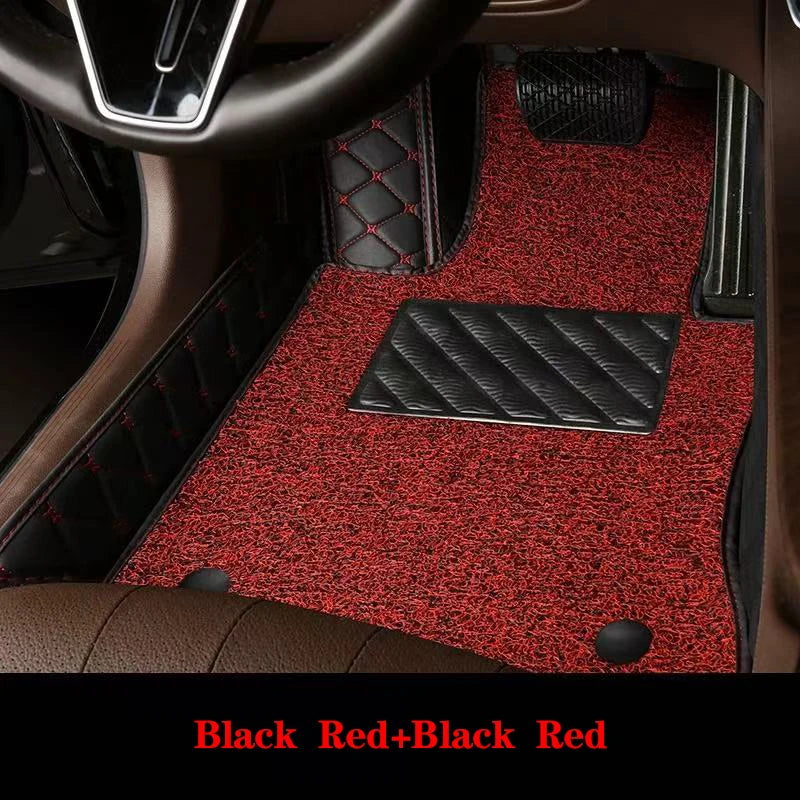 Luxury Double-Layer Car Floor Mats - Custom-Style Interior Floor Protection
