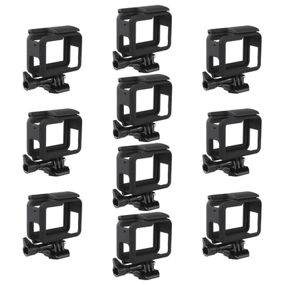 Protective Plastic Frame Case for GoPro Hero 5/6/7 Black – Durable Action Camera Cage Housing Shell Replacement Accessory for Mounting & Protection