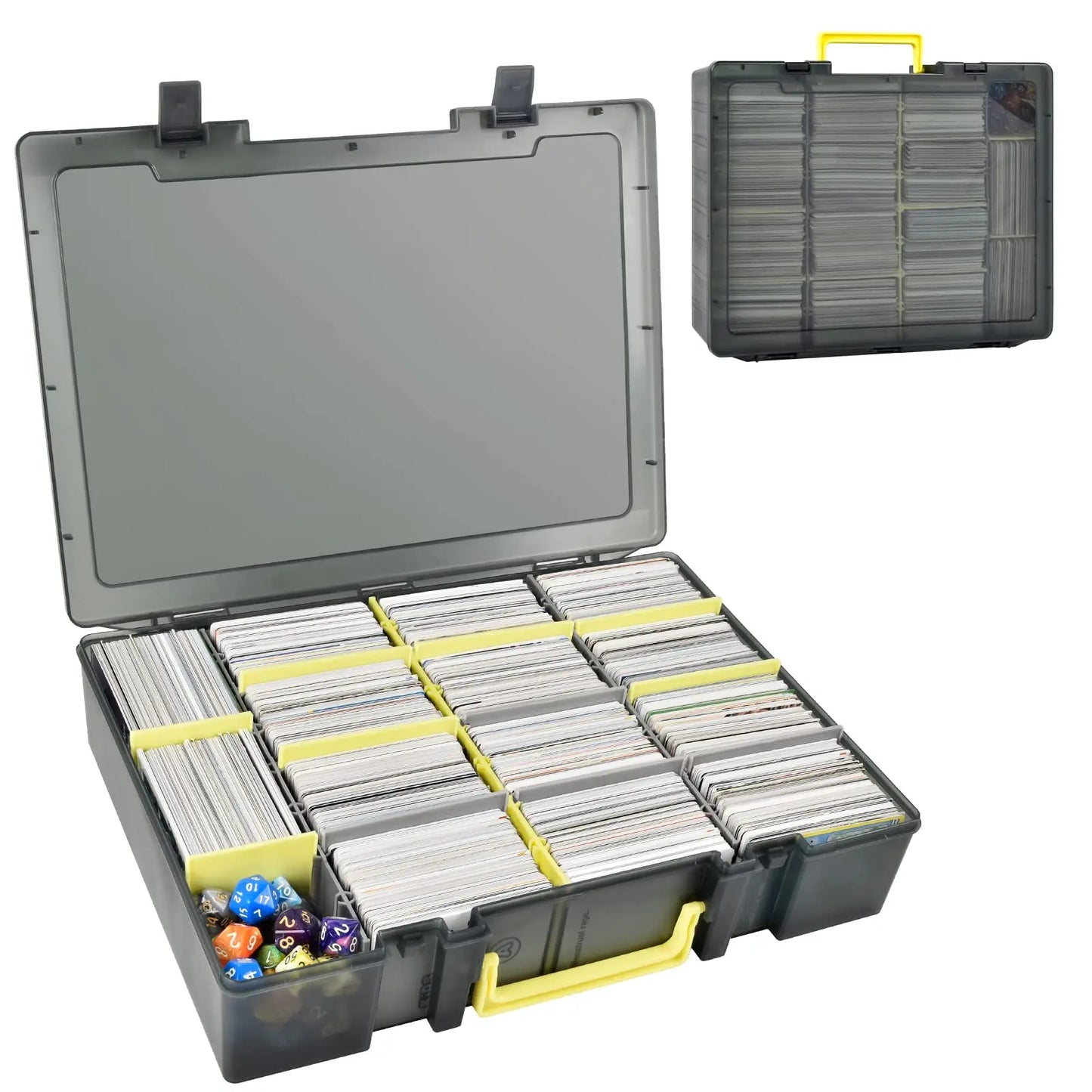 2300+ Trading Card Storage Box – Playing Card Case Organizer for PM TCG, Yu-Gi-Oh, CAH & Phase 10
