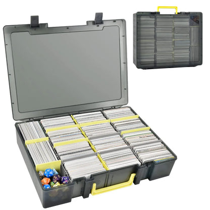 2300+ Trading Card Storage Box – Playing Card Case Organizer for PM TCG, Yu-Gi-Oh, CAH & Phase 10