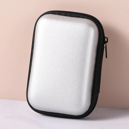 Portable Travel Cable Organizer Bag – Zipper Storage Case for Earphones & Electronic Accessories