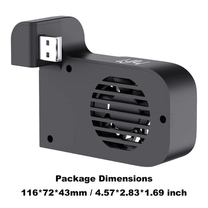 Nintendo Switch 2 Cooling Fan Dock with USB Port – 2-Speed Console Cooler Stand & Radiator Accessory
