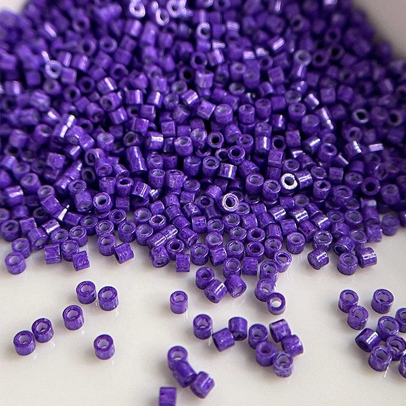 Oil Painting Color Glass Seed Beads - 11/0 Loose Spacer Beads for DIY Jewelry Making, Sewing & Craft Accessories