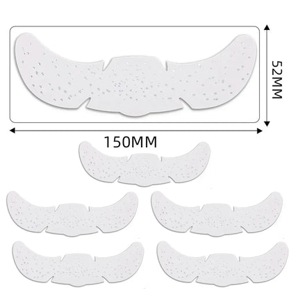 6pcs Hot Stamping Freckles Makeup Patches – Metallic Gold & Silver Temporary Tattoo Stickers for Face