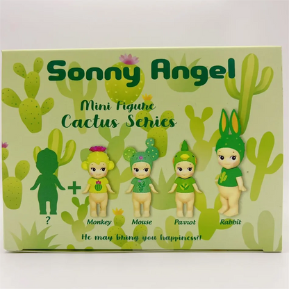 Sonny Angel Mini Figure Cactus Series — Mystery Blind Box Toy Doll, Lucky Mascot, Handmade Christmas Gift