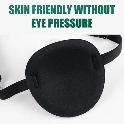 Adjustable Single Eye Patch – 3D Foam Breathable Eyeshade Medical Eye Mask for Strabismus & Amblyopia Training Therapy Use