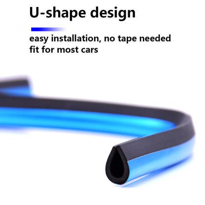 10-Piece Car AC Vent U-Shaped Decorative Trim Strips – 20cm Interior Styling Moulding and Edge Protector Accents
