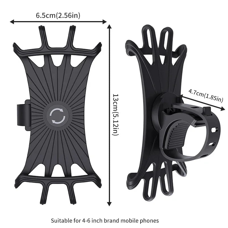 Universal Baby Stroller Phone Holder - 360° Rotating Mobile Mount for Prams, Carts, iPhone, GPS & Smartphones