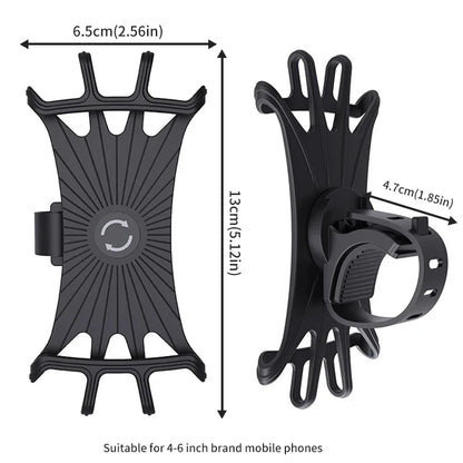 Universal Baby Stroller Phone Holder - 360° Rotating Mobile Mount for Prams, Carts, iPhone, GPS & Smartphones