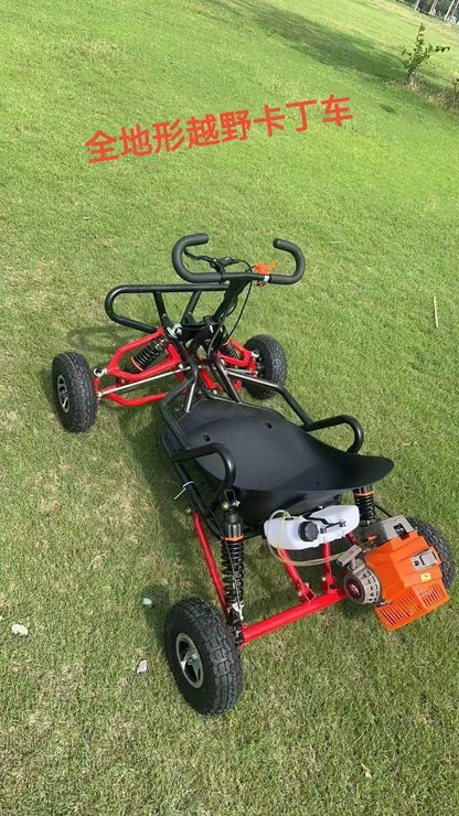 SRJOIN Off-Road Mini Go Kart, Drift-Ready Sports Kart for Adults & Kids, Track-Ready Small Powered Vehicle