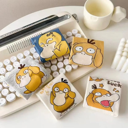 Cute Anime Cartoon Socks - Women's  Low-Cut 3D Graphic Socks