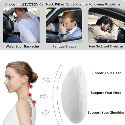 Tesla Car Headrest Pillow – Neck Support and Comfort Cushion for Model 3, Model Y, Model S, Model X and Model YL