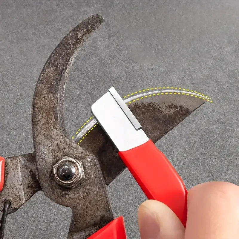 Precision Edge Professional Kitchen Knife Sharpener – Tungsten & Diamond Ceramic Stone for All Blades & Garden Scissors