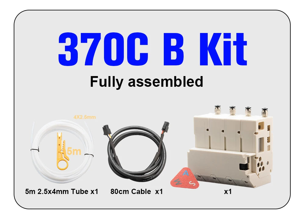 BLV AMS Lite BMCU370C Auto Refill Farm — Durable 3D Printer Accessory for A1 & A1 MINI, Strictly Tested, Type-C Support