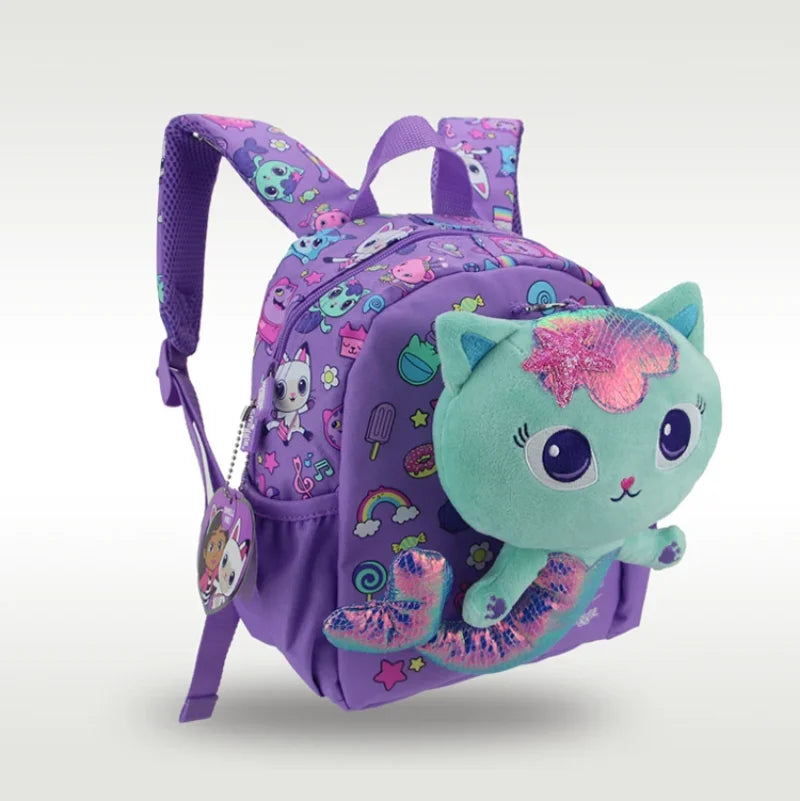 Genuine Gabby’s Dollhouse Cartoon School Bag — Anime Kawaii Backpack, Large Capacity Student Bag, Perfect Birthday Gift