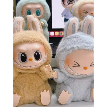 1:1 High-Quality Macaron 2nd The Monsters Labubu Vinyl Plush Blind Box - Sitting Party Doll, Decorative Surprise Gift