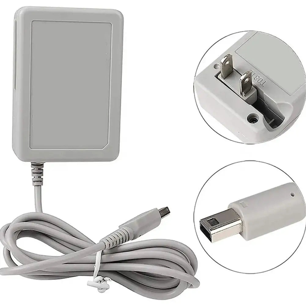 Nintendo 3DS & 2DS AC Charger Adapter - US/EU Plug Power Supply for 3DS XL, New 3DS XL, 2DS XL, DSi & NDSi