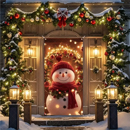 Christmas Hanging Door Banner – Antithetical Couplet Wall Decoration for Merry Christmas 2026 Party & Xmas Gift