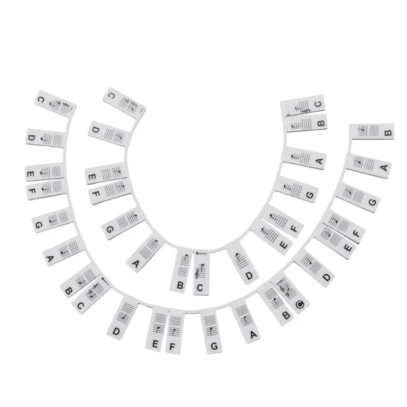 Miwayer Piano Keyboard Stickers – Removable Note Labels for 88/61 Keys, Beginner Piano Learning Guide