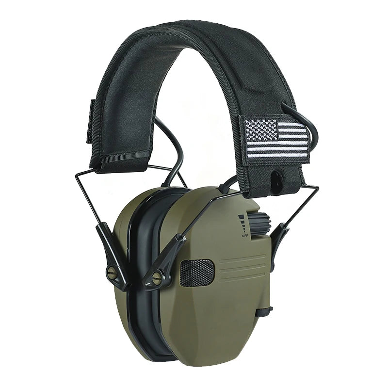 Active Helmet Mounted Earmuffs – Electronic Hearing Protection, Noise Reduction Headphones for Shooting & Hunting