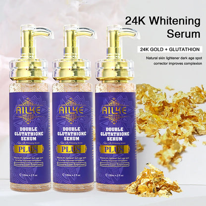 AILKE Glutathione Lightening Body Lotion – Moisturizing & Hydrating for Even Skin Tone and Dark Spot Improvement