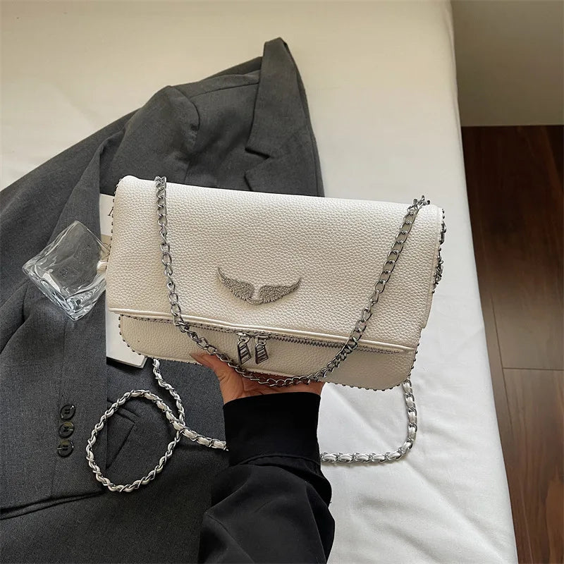 Women's Luxury Square Chain Bag - 2026 Fashionable Vintage Shoulder Messenger Purse