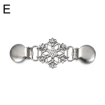 Retro Rhinestone Sweater Shawl Clasp - Antique Flower Duck Mouth Clothing Pin For Cardigans And Shirts